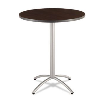 Iceberg Cafeworks Table, Cafe-height, Square Top, 36 X 36 X 30, Graphite Granite-silver freeshipping - TVN Wholesale